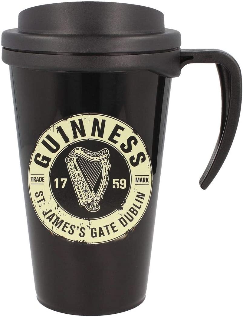 (image for) Guinness Travel Mug with Handle - Bottletop Design